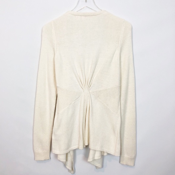 MOTH Crillon Ivory Open Cardigan Scrunch Back Sml - Picture 4 of 8